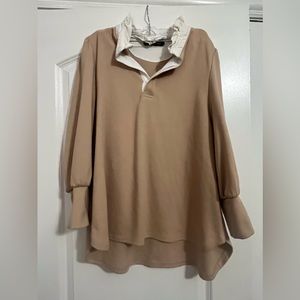 Pomander Place Charlotte Top (Camel)